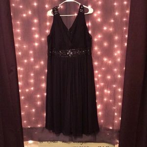 Gorgeous deep purple party dress
